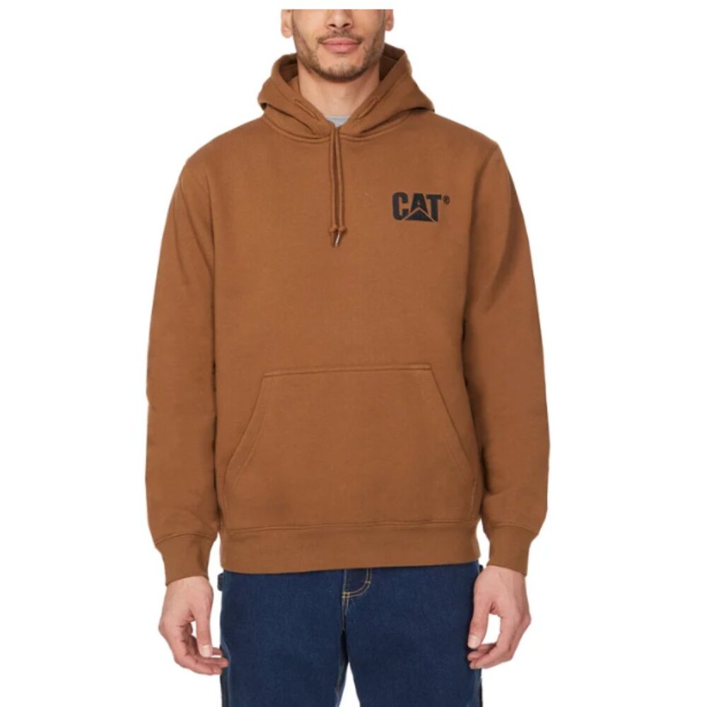 Caterpillar Men's Hooded Sweatshirt | Small‎ | Brown | NWT
